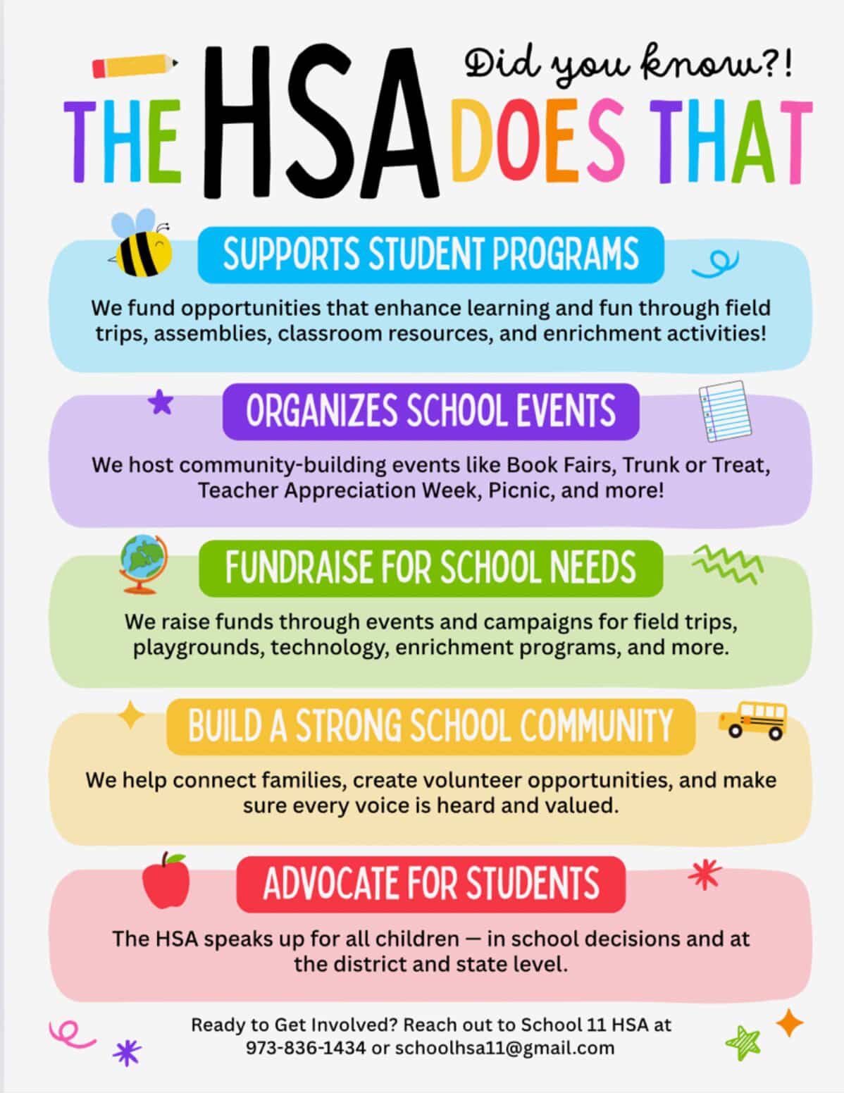School 11 HSA Flyer